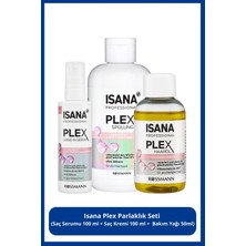 Isana Professional Plex Parlaklık Seti (Saç Kremi 100ML  + Bakım Yağı 50ML + Saç Serumu 100ML)