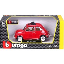 Üreticiniz 22099 Fiat 500L 168 Kırmızı 1:24 -Nessiworld 481348