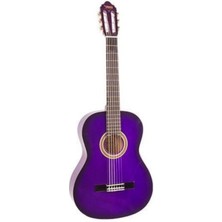 Valencia VC104TPPS Klasik Gitar 4/4 (Mor Sunburst) | Sap Çelikli - Farklı Renk - Başlangıç