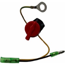 Benzinli Motor Stop Şalteri Honda/loncin GX160/200/390/420 Çift Kablo