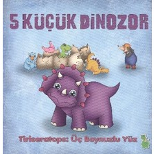Renklime 5 Küçük Dinozor - Tiriseratops Üç Boynuzlu Yüz
