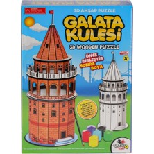 Üreticiniz 8210 Galata Kulesi Ahşap 3D Puzzle 481348