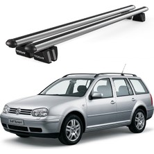 Today Auto Pençe Volkswagen Golf Variant (1999-2006) Uyumlu Gri Ara Atkı 109CM Port Bagaj Tavan Barı