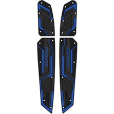 Alkan MB Honda Forza Kauçuk Basamak Takımı Mavi Detaylı 4 Parça Model 712