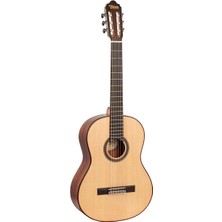 Valencia VC704 4/4 Masif Kapak Klasik Gitar - Naturel Mat (Ileri Seviye) | Masif Ladin (Solid Spruce) Kapak, Maun Arka ve Yanlar, Mat Cila ile Artırılmış Doğal Rezonans