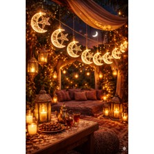 Pairla  1,5 Metre Ramazan Temalı LED Işıklı Süsleme Seti Ramazan Süsleri, Ramazan Hediyem Ramazan Süsü