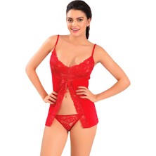 Sistina Kırmızı Atlet Külot Takım - 3016