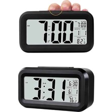 Astraltech Gece Dijital Masa Saati Dijital Alarmlı LED Ekran Pilli Çalar Saat