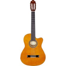 Valencia VC104THNC Klasik Gitar Ince Kasa (Naturel) | Thin Body - Rahat Çalım - Sap Çelikli