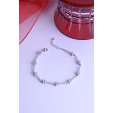 INNUENDO JEWELRY 925 Ayar Gümüş Taşlı Yıldızlı Bileklik