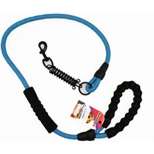 Snmswrld Eurodog Köpek Uzatma Reflektörlü 14MM x 120CM Mavi