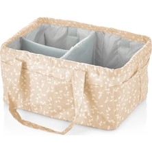 Üreticiniz  katlamalı Anne & Bebek Organizer 795 Somon Çiçek 481348