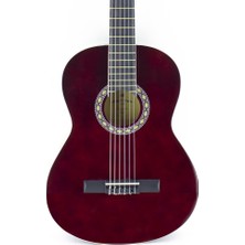 Miguel Angela Ma1-Wr Klasik Gitar (Bordo) | Şık Bordo Kaplama