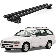 Today Auto Pençe Toyota Corolla Sw (1993-1997) Uyumlu Siyah Ara Atkı 109CM Port Bagaj Tavan Barı
