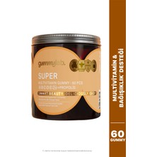 Super Multivitamin Içeren Portakal Aromalı Çiğnenebilir Takviye Edici Gıda 60 Adet