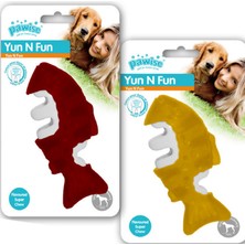 Snmswrld Pawise Yum N Fun Balık Aromalı Çiğneme Köpek Oyuncağı 12,5 cm