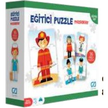 Renklime Eğitici Puzzle - Meslekler