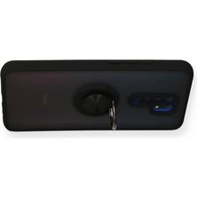 Üreticiniz Newface Xiaomi Redmi 9 Kılıf Montreal Yüzüklü Silikon Kapak - Siyah 481348