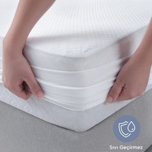 Yataş Eco Dormy Full Kenar Sıvı Geçirmez Alez 120 x 200 cm Polyester Beyaz Renkli Hijyenik Yapı