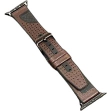 Üreticiniz Movenchy Watch 45MM Buff Deri Kordon - Kahverengi 481348