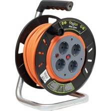 Huzur Elektrik Bylion Plastik Makara 30M 3x2,5mm Ttr Kablo Kapaklı 102-303-1330/PMP-30325-F