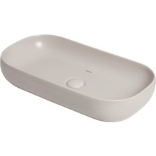 Smanni - Niv 70 Tezgah Üstü Lavabo Mat Sahra Outlet - LV1191-209-