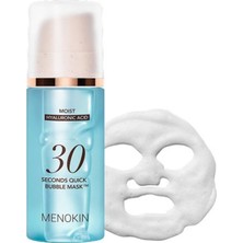 Menokın Moisture 30 Seconds Quick Bubble Mask 95 ml - 8 Çeşit Hyaluronik Asit Içeren Yoğun Nemlendirici Bubble Maske