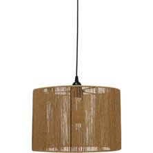 Naturel Dekor Doğal Jüt Avize 40 cm - Hasır, Bohem, Iskandinav, Modern, Rattan, Bambu, Aydınlatma