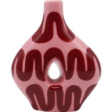 Que Rico - Mini Vazo Kırmızı&pembe