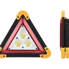 Astraltech Reflektör Işıklı Ikaz Lambası Şarjlı Çok Fonksiyonlu Işıklı Üçgen Reflektör