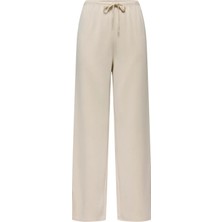 Only Kadın Belden Bağlamalı Bej Pantolon - 15369156