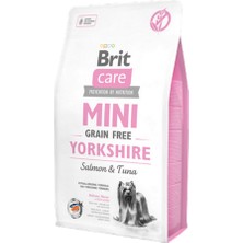 Snmswrld Brit Care 2 kg Mini Irk Yorkshire Terrier Köpekler Için, Tahılsız, Hipoalerjenik, Somon ve Tuna Balıklı Kuru Mama