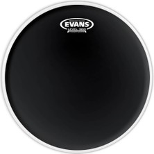 Evans TT18RBG Resonant Black 18 Inç Tom Alt Derisi (Profesyonel) | Siyah Bitiş, Tek Katmanlı Yapı, Büyük Floor Tomlar Için Modern Görünüm ve Güçlü Rezonans