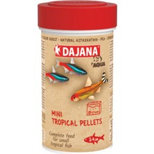 Snmswrld Dajana Mini Tropical Pellets 100 ml 55 gr