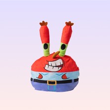 Nickelodeon Sünger Bob Kare Pantolon Bay Yengeç Çift Taraflı Mood Peluş