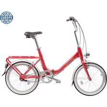 Rog Pony Classıc 3 Vitesli Katlanabilir Kırmızı Şehir Bisikleti