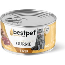 Snmswrld Bestpet 85 gr x 24 Adet Yetişkin Kediler Için Tahılsız, Jöle Içinde Ciğerli Yaş Mama