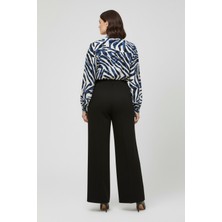 Myline Desenli Bol Kesim Bluz