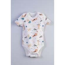 Bondberro Yenidoğan ve Bebek Zarf Yaka Zıbın % 100 Pamuklu