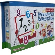 Renklime Manyetik Matematik Seti ve Yazı Tahtası