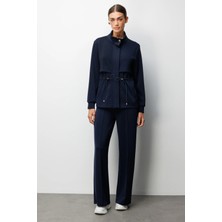 On Triko Bol Paça Çimalı Eşofman Altı 76334