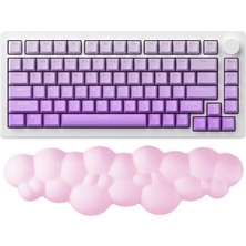 Golite Bulut Şekilli Klavye Bilek Destek - Toz Pembe