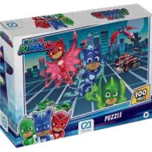 Renklime Pjmasks Puzzle 100