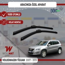 Wollmat Volkswagen Tiguan Silecek 2007 2015 Arası Uyumlu Silecek Takımı Araca Özel