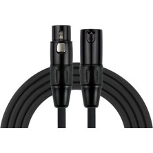 Kirlin Kırlın MPC-270PB-6M-BK Mikrofon Kablosu (6 Metre) | Sahne Kullanımı Için Ideal Uzunluk Güçlü Sinyal Aktarımı ve Dayanıklı Yapı