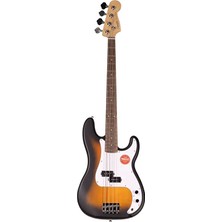 Squier 0379700503 Debut Precision Bass Gitar (2-Color Sunburst) | Başlangıç Seviyesi Laurel Klavye ve Uygun Fiyatlı P-Bass