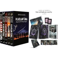İndigo Kitap Karantina Serisi Seti-5 Kitap Takım- Ciltli Kutulu ve Saka ve Sanrı 4 Özel Seri Kutulu Ciltli