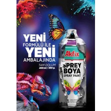 Akfix Ral 9006 Jant Aliminyum Sprey Boya 400ML/380GR