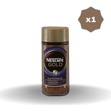 Nescafe Gold Kafeinsiz 100 gr x 1 Adet Zengin Aroma ile Yumuşak İçim Menşei Belirtilmemiş