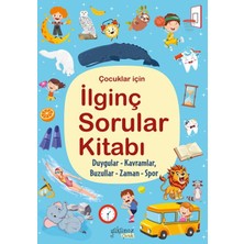 Renklime Ilginç Sorular Kitabı - Mavi